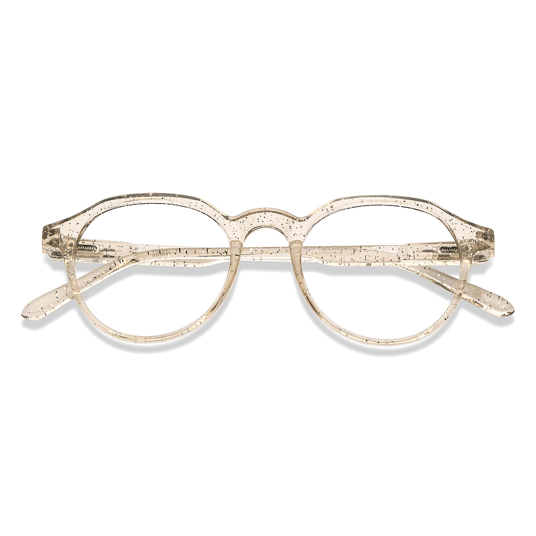 Vincent Chase Online Gray Transparent Full Rim Round left side