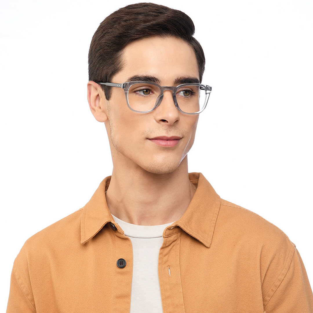 Vincent Chase Online Gray Transparent Full Rim Square left side