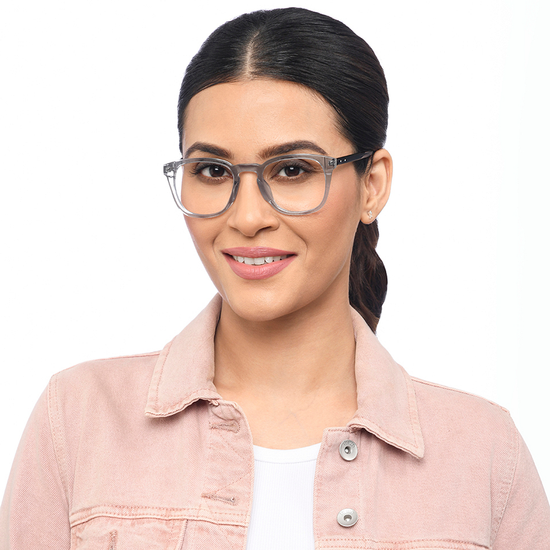 Vincent Chase Online Gray Transparent Full Rim Square right side
