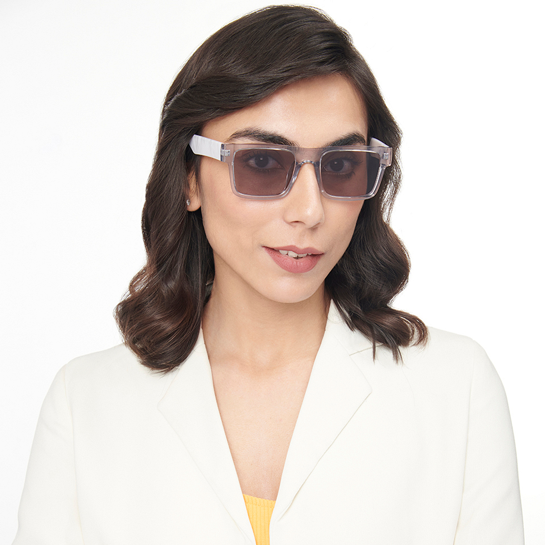 Vincent Chase Online Grey Full Rim Rectangle left side