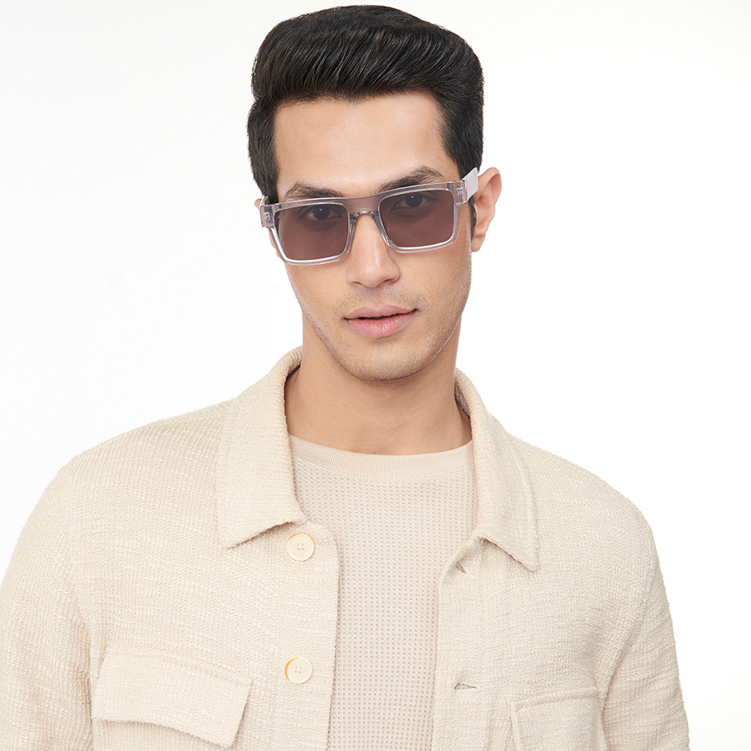 Vincent Chase Online Grey Full Rim Rectangle left side