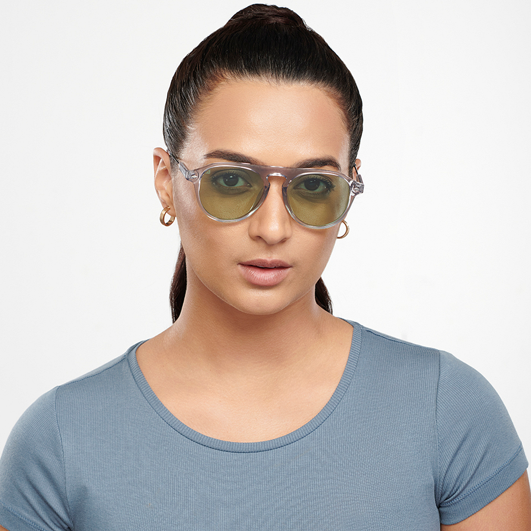 Vincent Chase Online Grey Full Rim Aviator right side