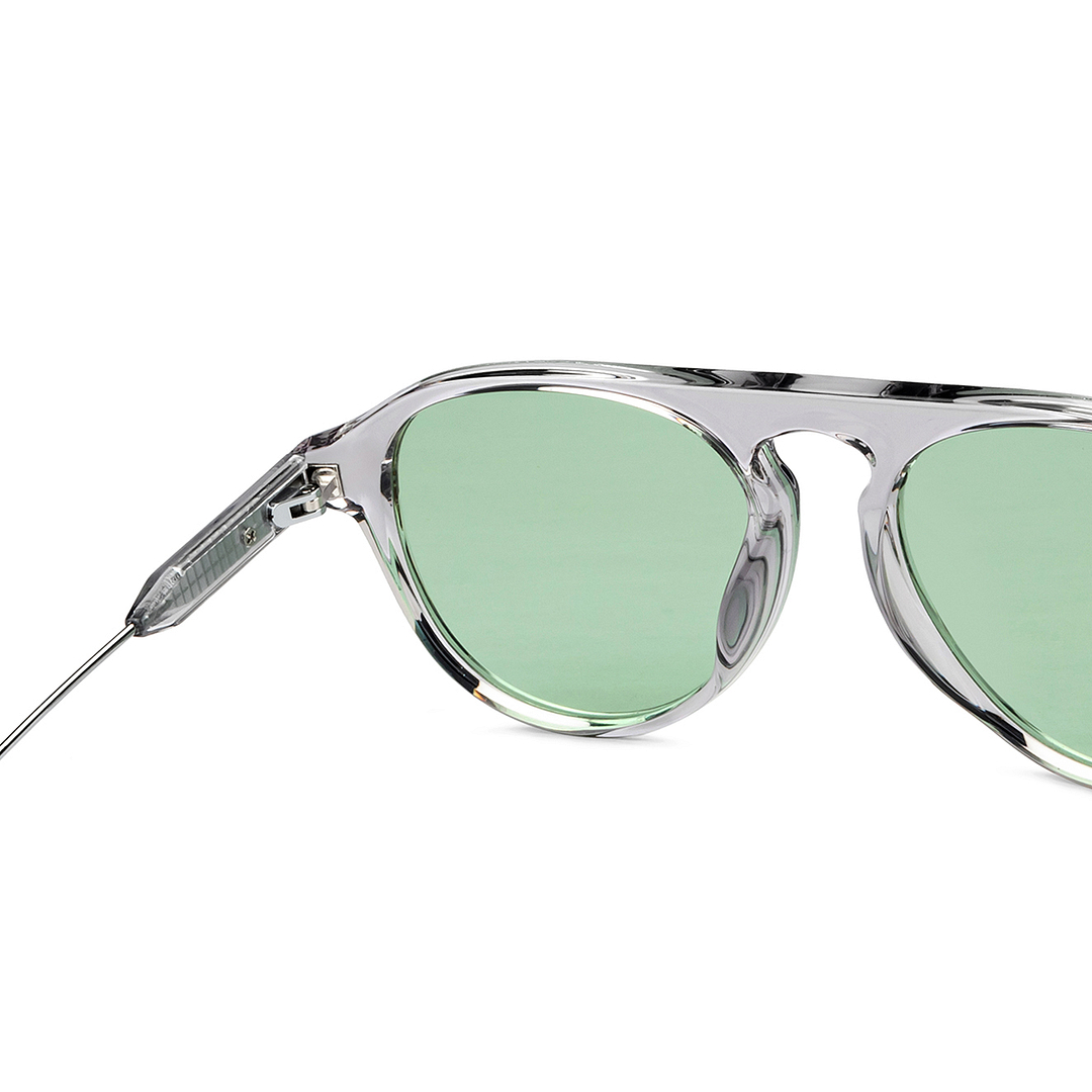 Vincent Chase Online Grey Full Rim Aviator left side