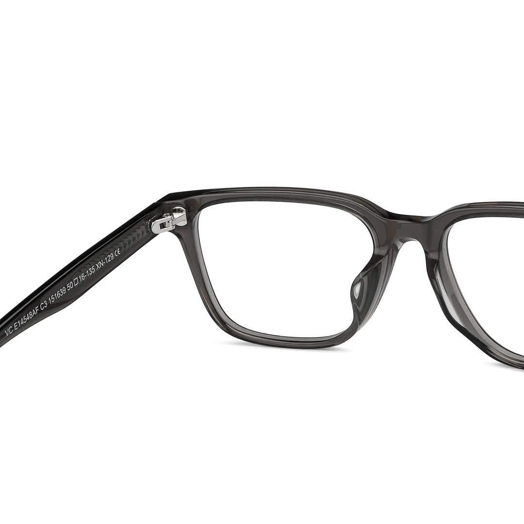 Vincent Chase Online Gray Transparent Full Rim Rectangle right side