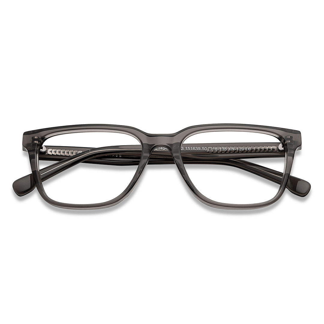 Vincent Chase Online Gray Transparent Full Rim Rectangle left side