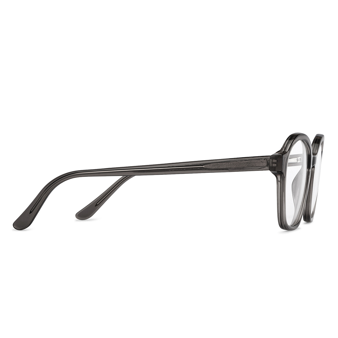Vincent Chase Online Gray Transparent Full Rim Round left side
