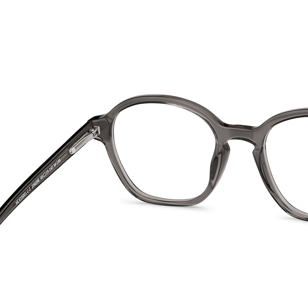 Vincent Chase Online Gray Transparent Full Rim Round right side