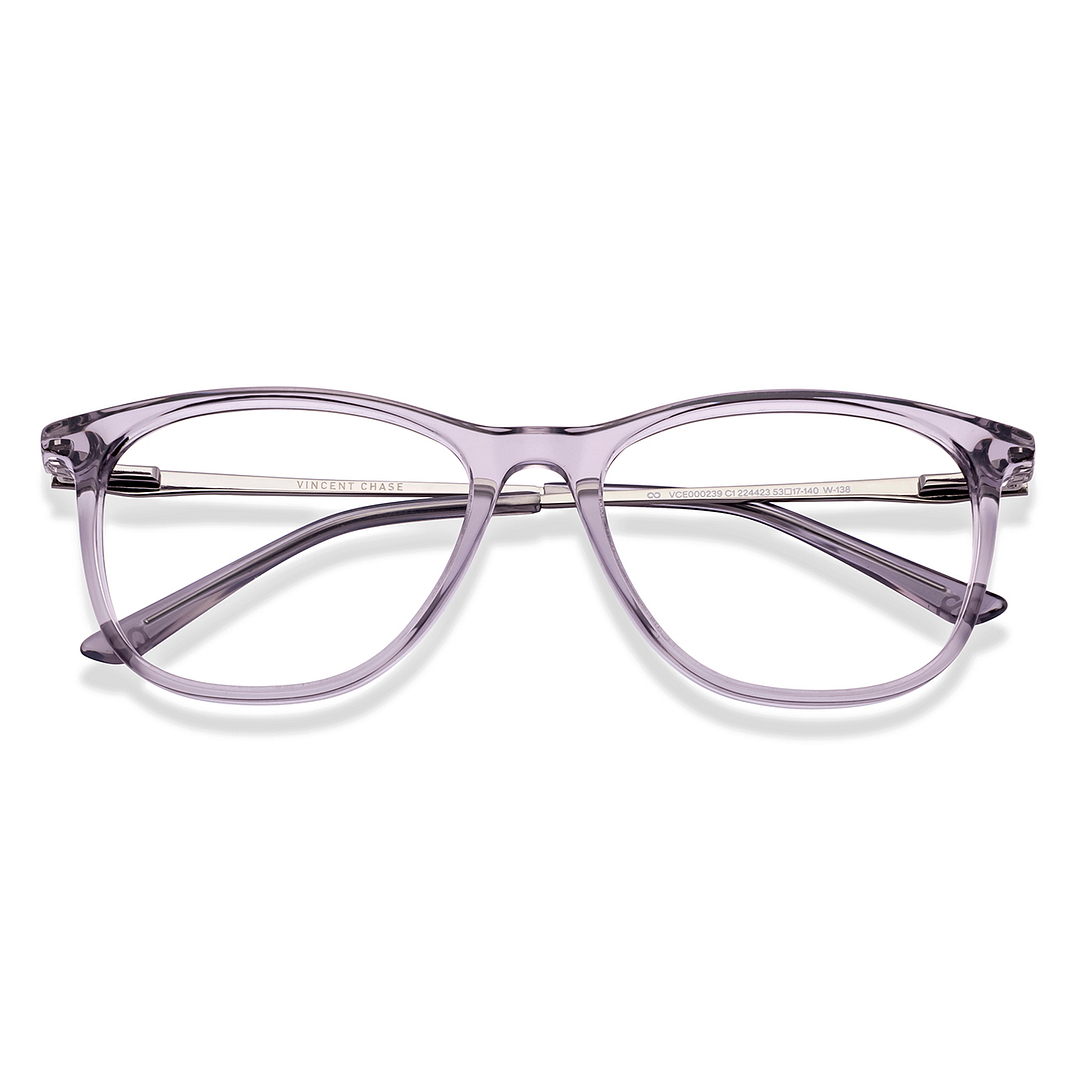 Vincent Chase Online Gray Transparent Full Rim Square left side
