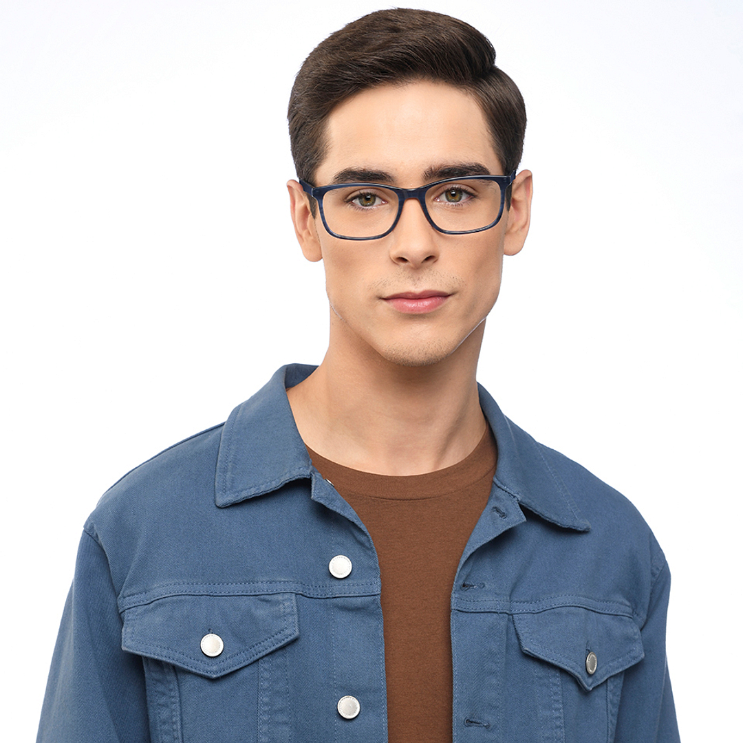 Vincent Chase Online Gray Transparent Full Rim Rectangle right side