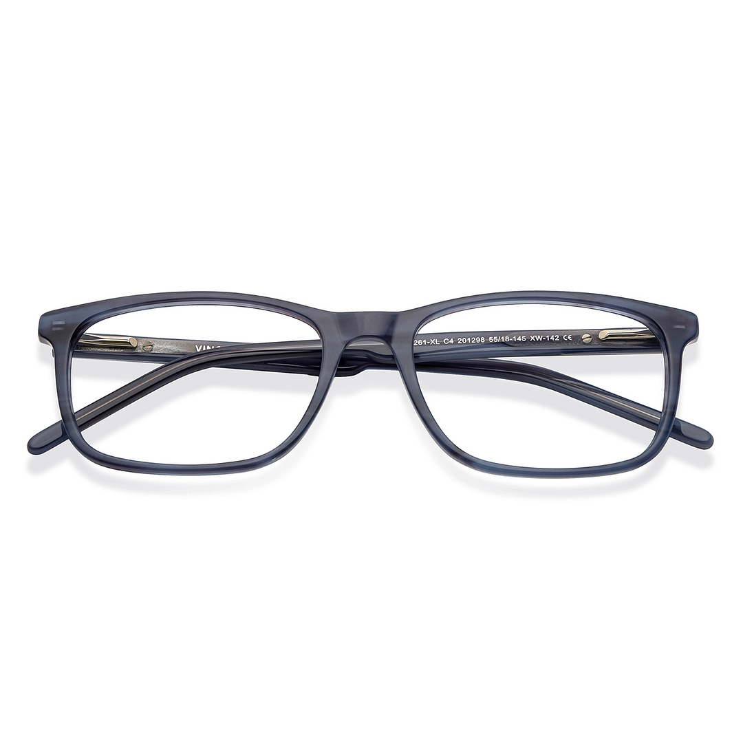 Vincent Chase Online Gray Transparent Full Rim Rectangle left side