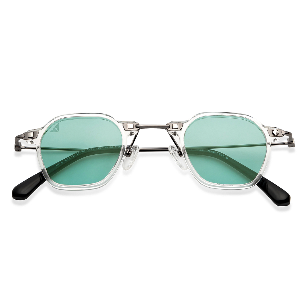 Vincent Chase Online Crystal Full Rim Geometric left side