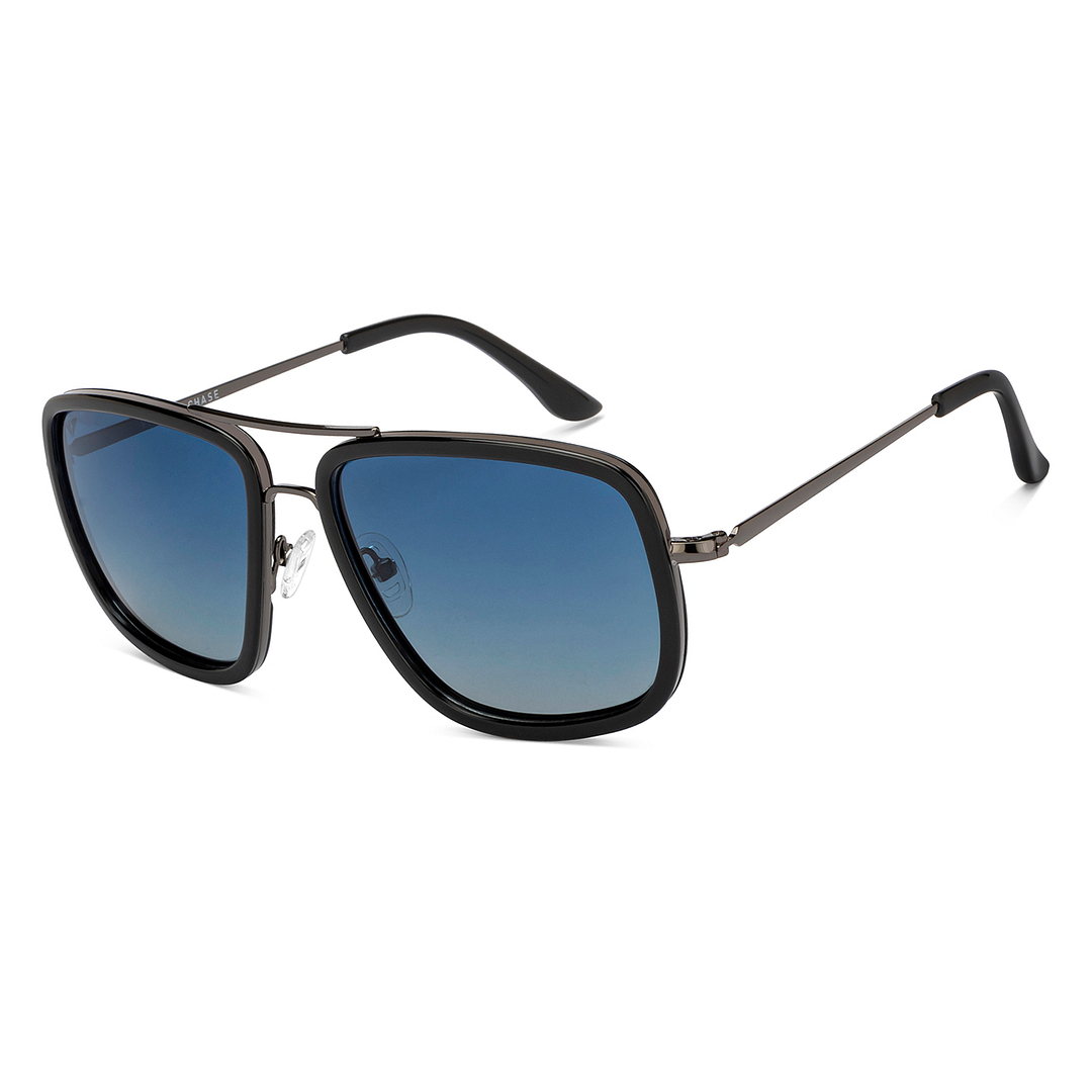Vincent Chase Polarized Gunmetal Full Rim Square right side