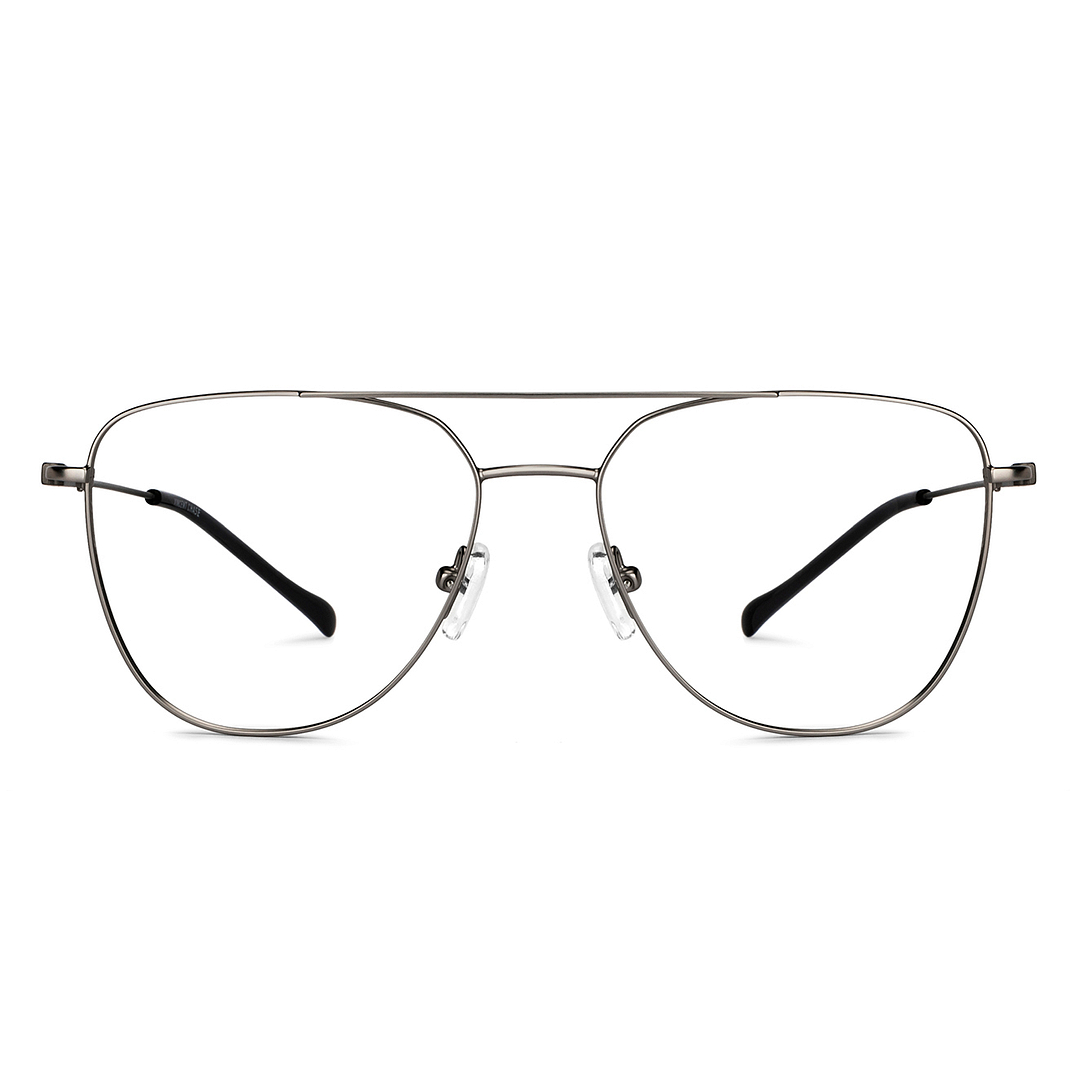 Vincent Chase Online Mid Gunmetal Full Rim Aviator left side