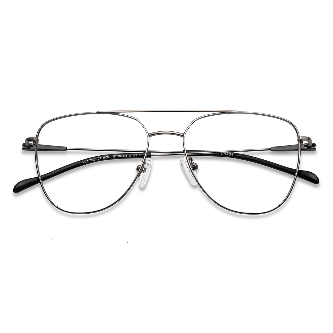 Vincent Chase Online Mid Gunmetal Full Rim Aviator left side