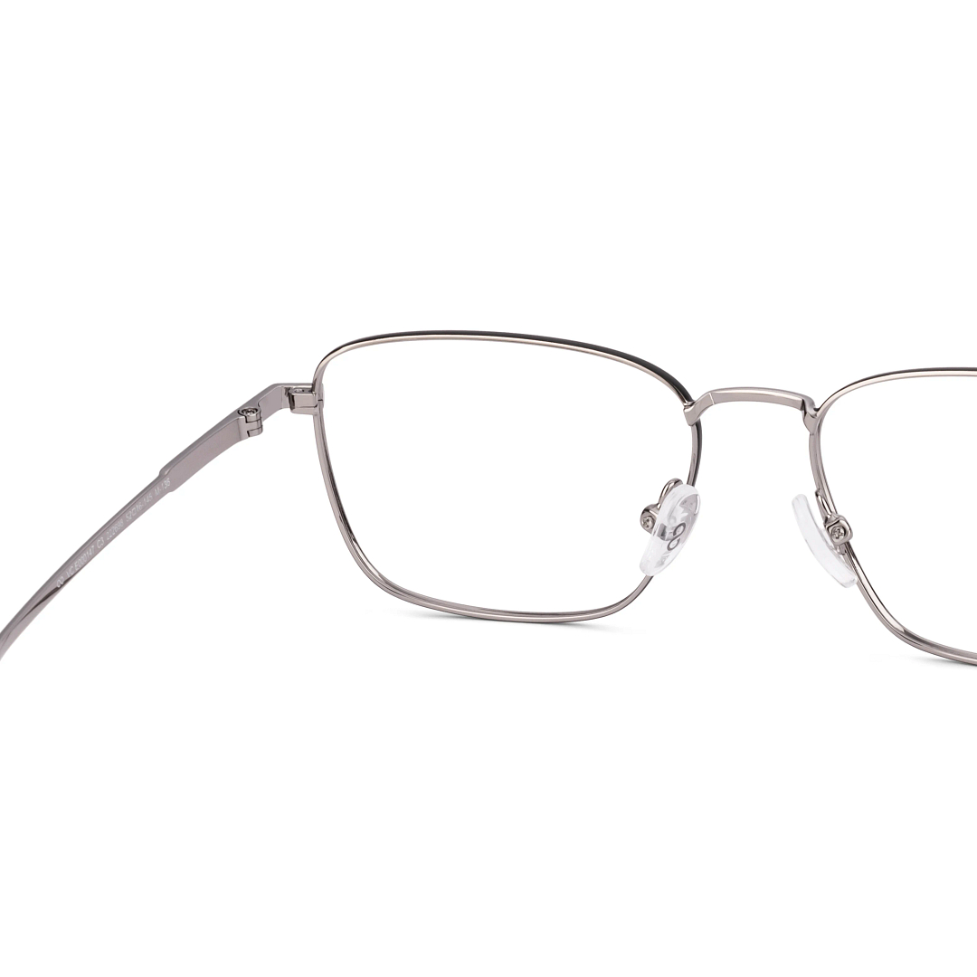 Vincent Chase Online Dark Gunmetal Full Rim Rectangle right side