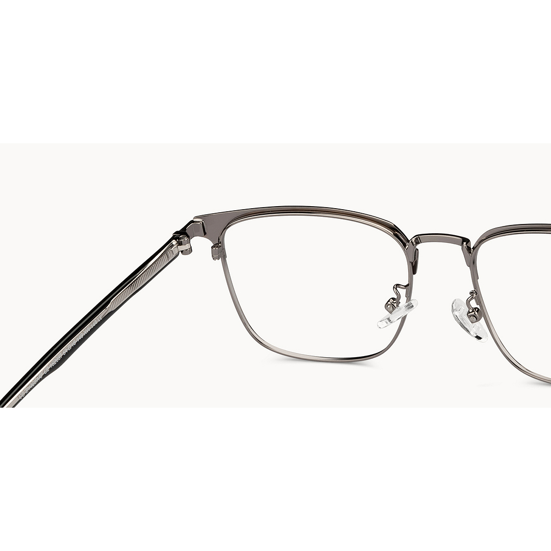 Vincent Chase Online Dark Gunmetal Full Rim Square right side