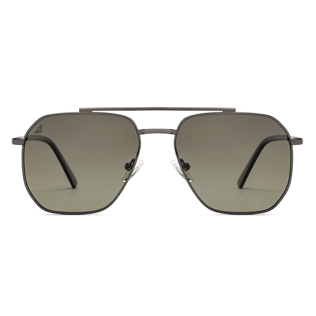 Vincent Chase Polarized Gunmetal Full Rim Rectangle left side