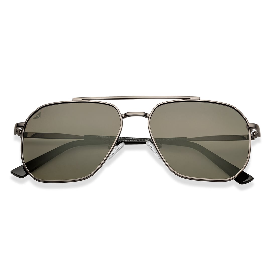 Vincent Chase Polarized Gunmetal Full Rim Rectangle right side