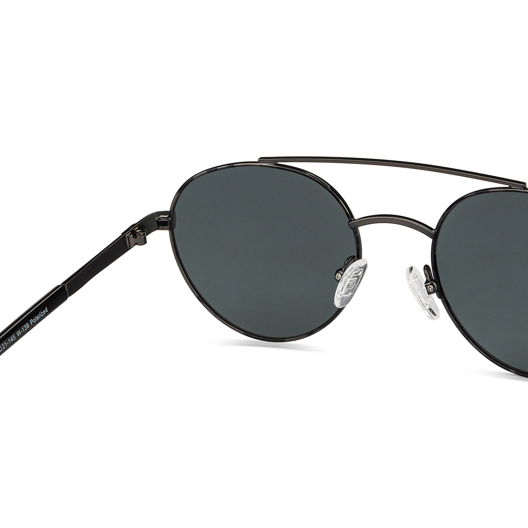 Vincent Chase Online Gunmetal Full Rim Round right side