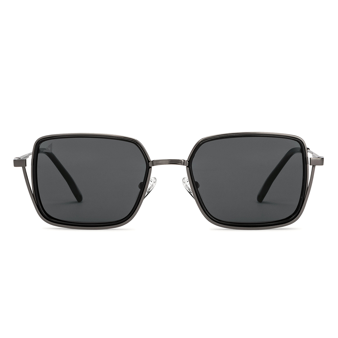 Vincent Chase Online Gunmetal Full Rim Rectangle left side