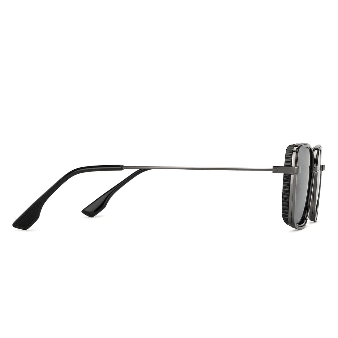 Vincent Chase Online Gunmetal Full Rim Rectangle left side