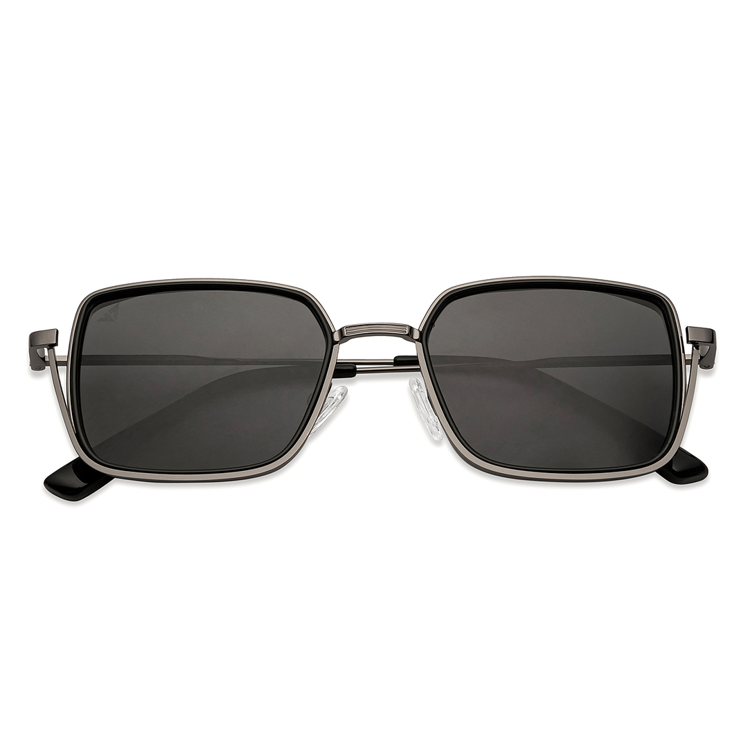 Vincent Chase Online Gunmetal Full Rim Rectangle left side