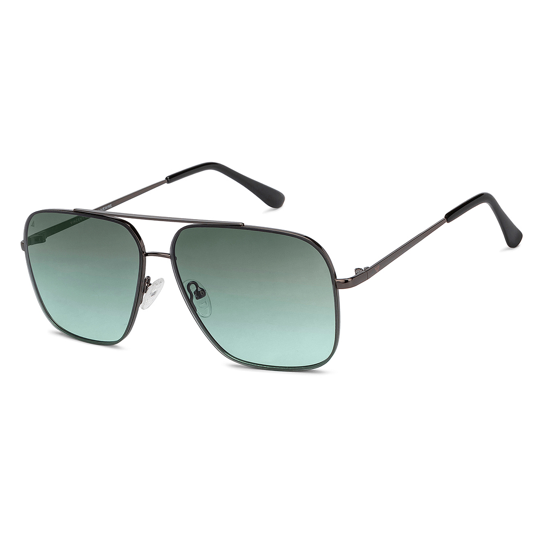 Vincent Chase Gunmetal Full Rim Rectangle left side