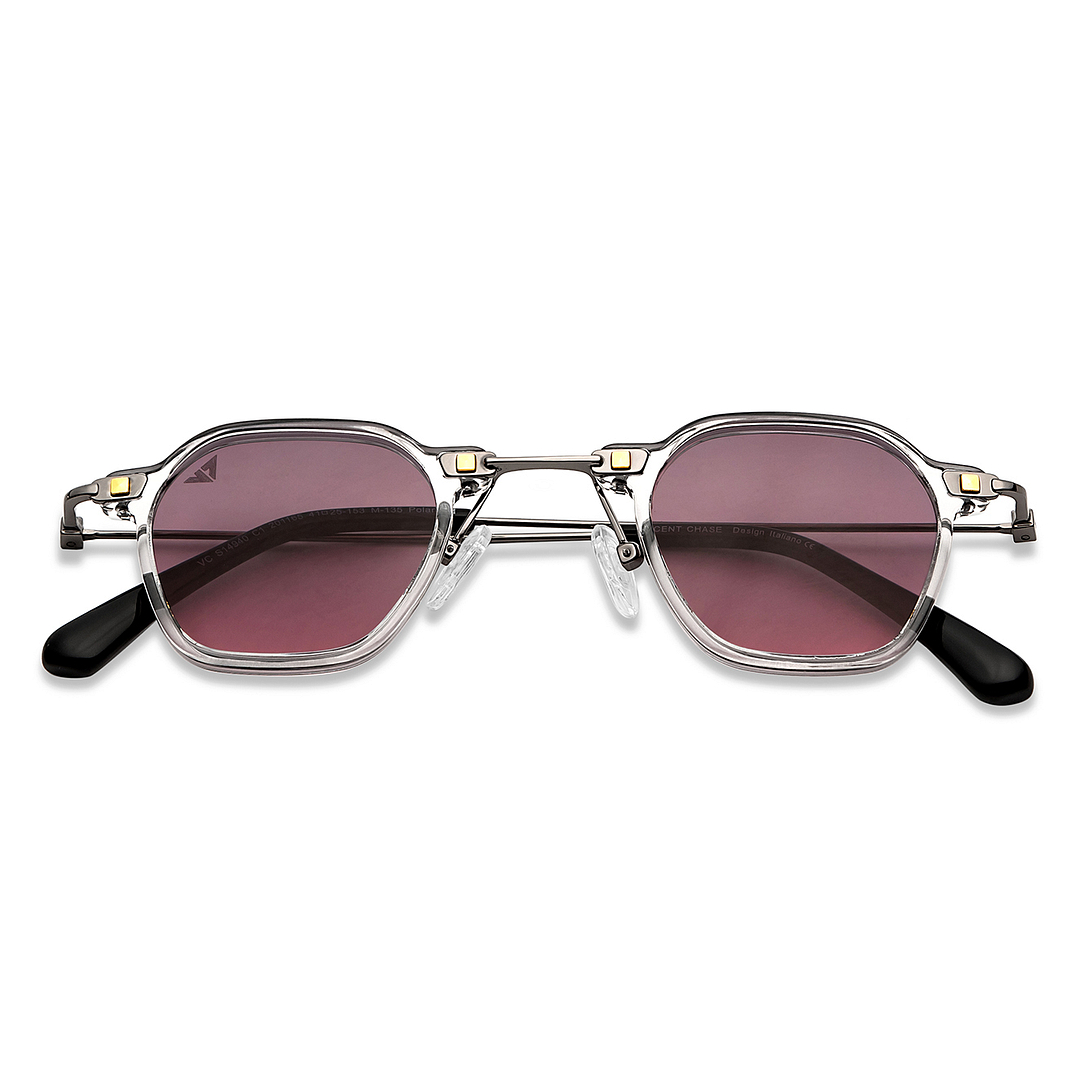 Vincent Chase Online Crystal Full Rim Geometric left side