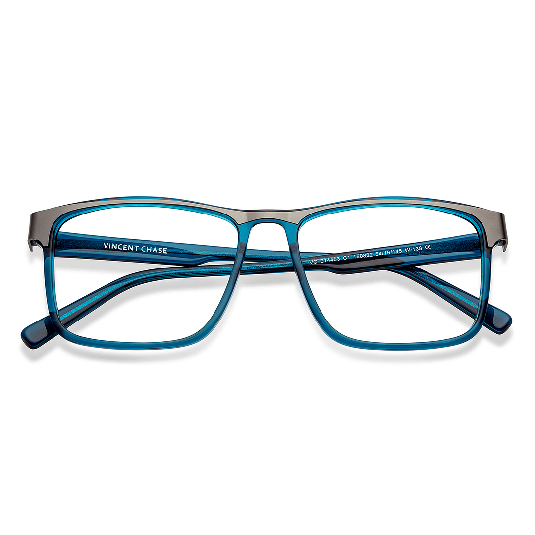Vincent Chase Online Mid Gunmetal Full Rim Square left side