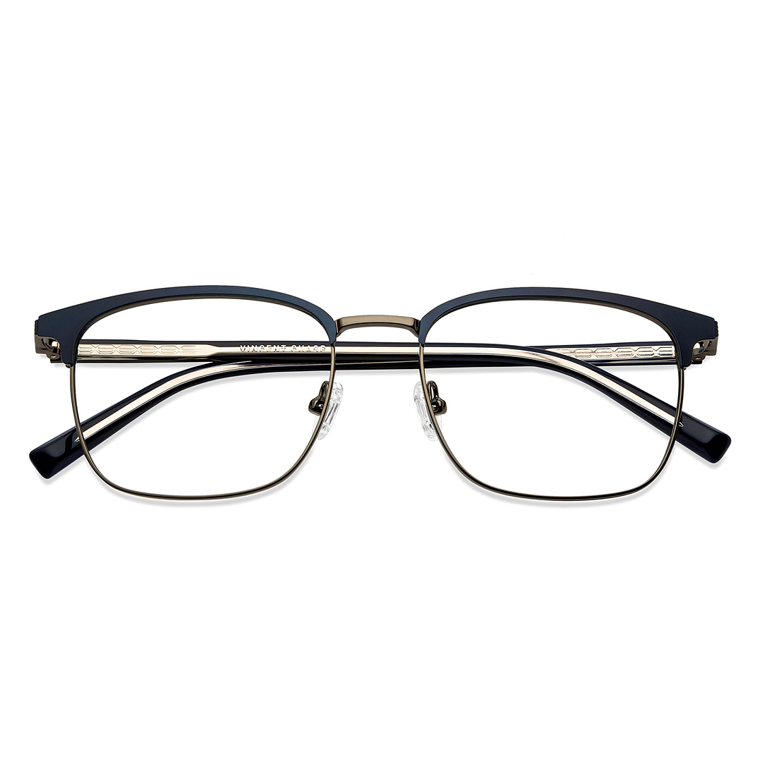 Vincent Chase Online Mid Gunmetal Full Rim Square left side