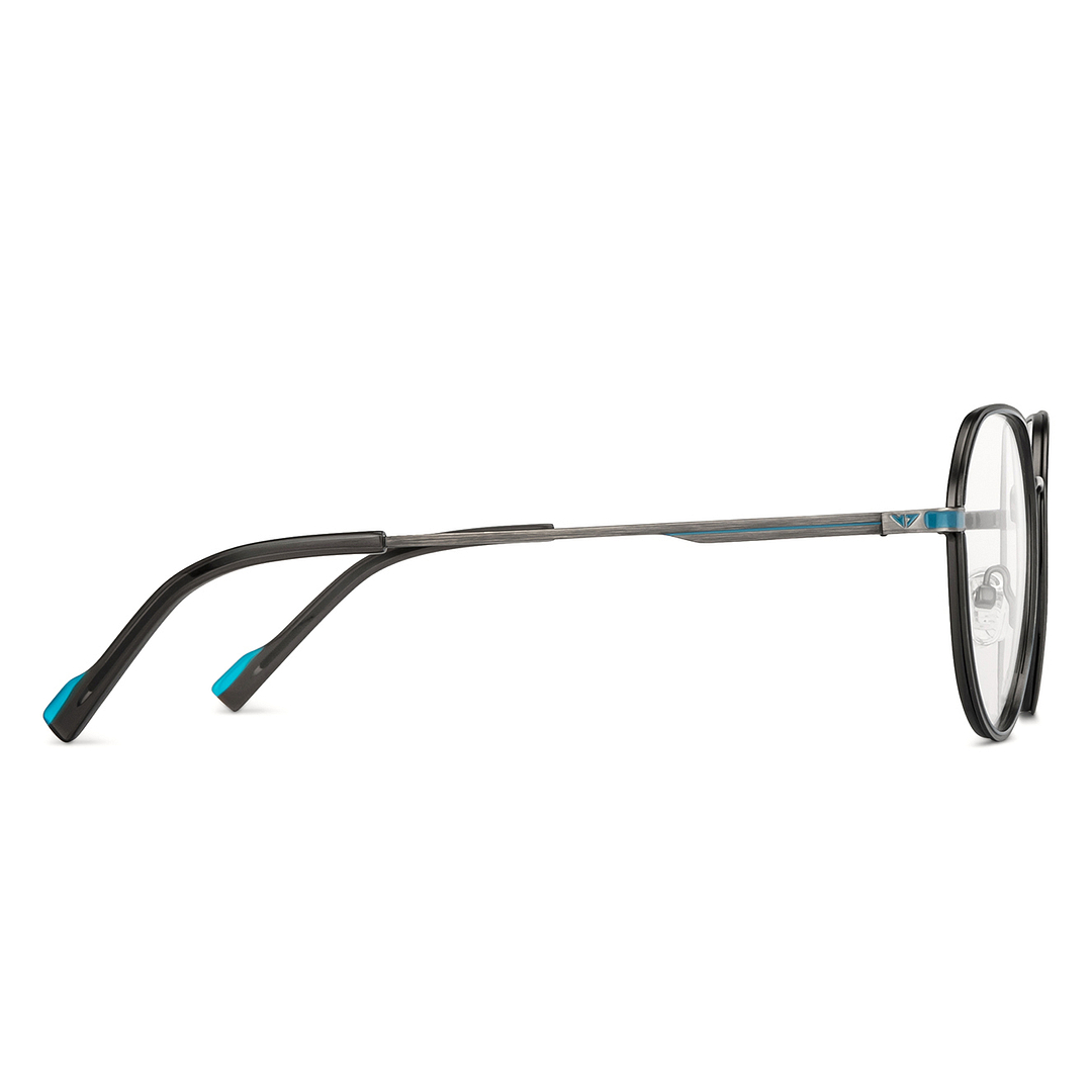 Vincent Chase Online Mid Gunmetal Full Rim Geometric left side