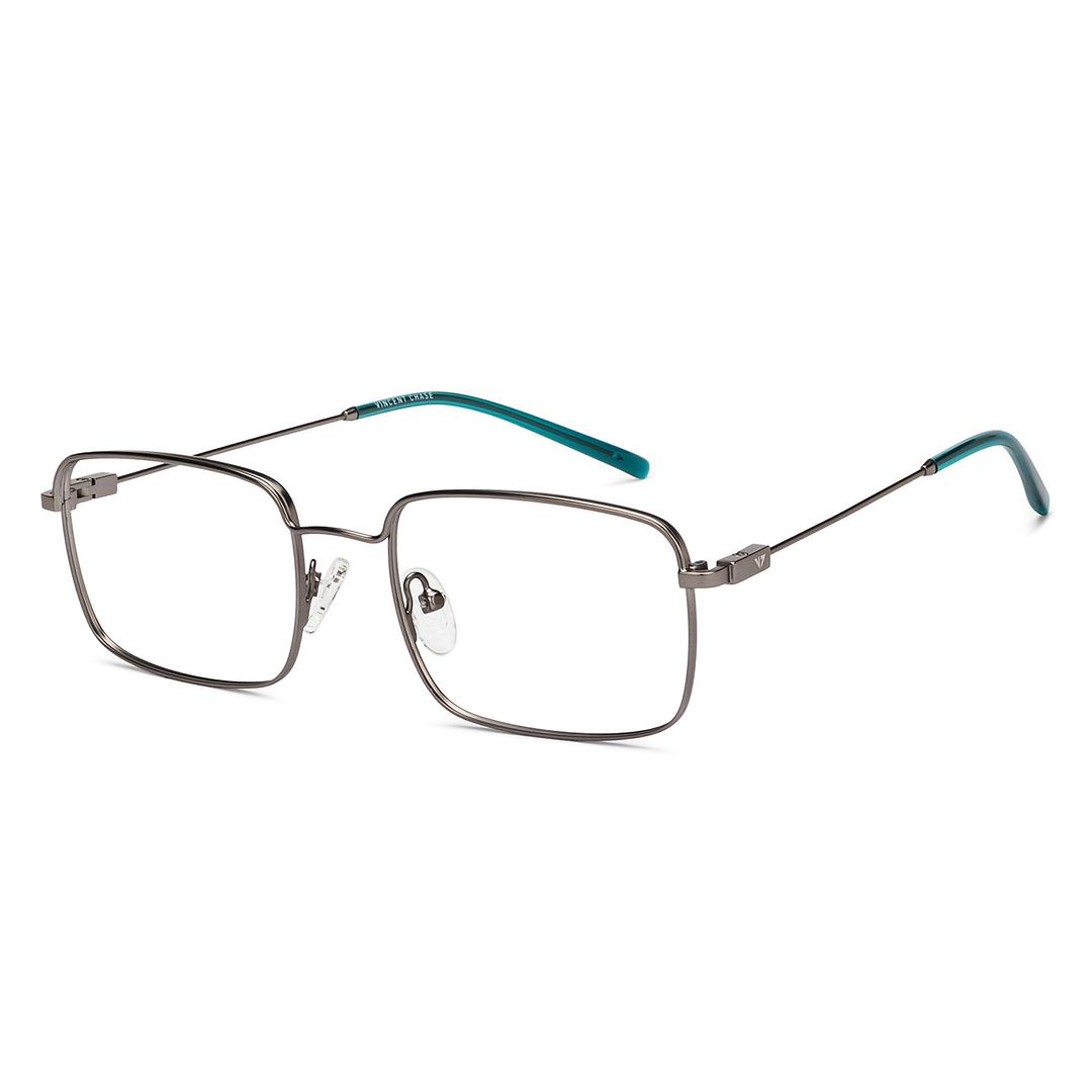 Vincent Chase Online Mid Gunmetal Full Rim Rectangle right side