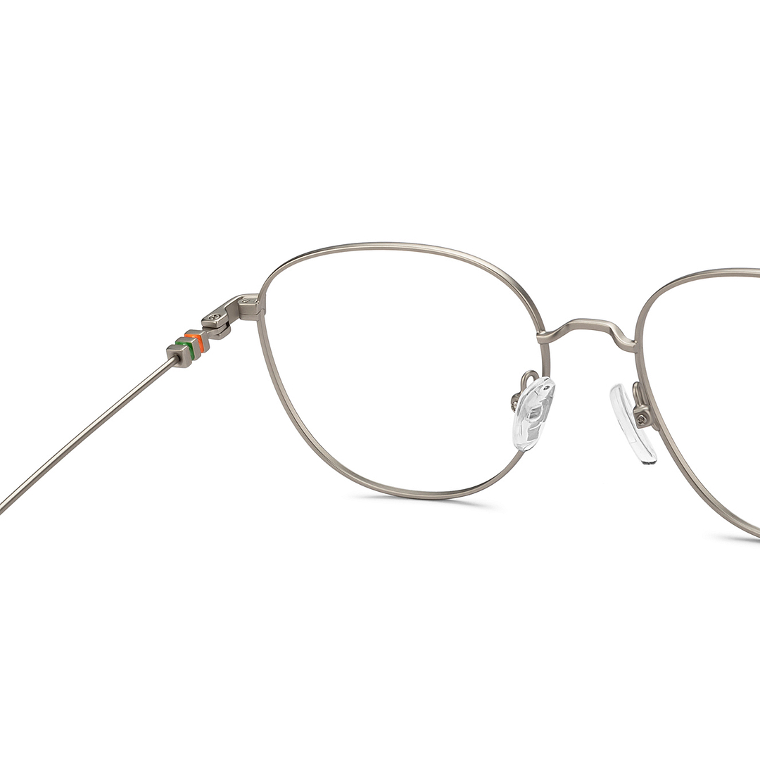 Vincent Chase Online Mid Gunmetal Full Rim Round left side