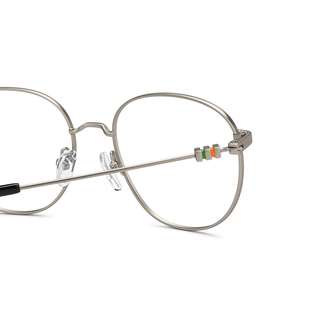 Vincent Chase Online Mid Gunmetal Full Rim Round left side