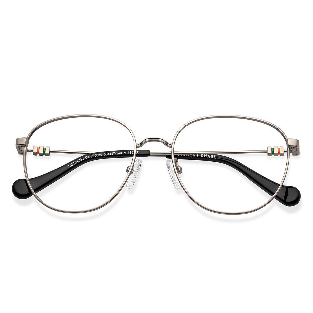 Vincent Chase Online Mid Gunmetal Full Rim Round right side