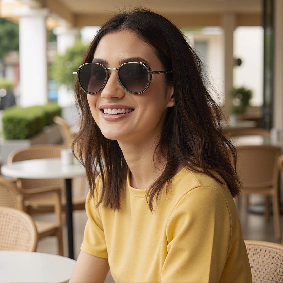 Vincent Chase Gunmetal Full Rim Aviator right side