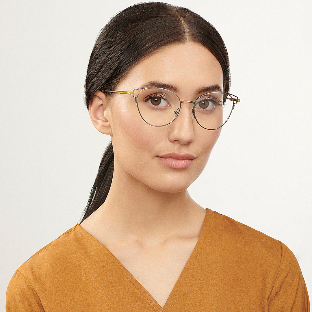 Vincent Chase Online Mid Gunmetal Full Rim Cat Eye right side