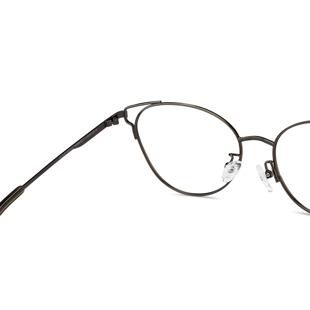 Vincent Chase Online Mid Gunmetal Full Rim Cat Eye right side