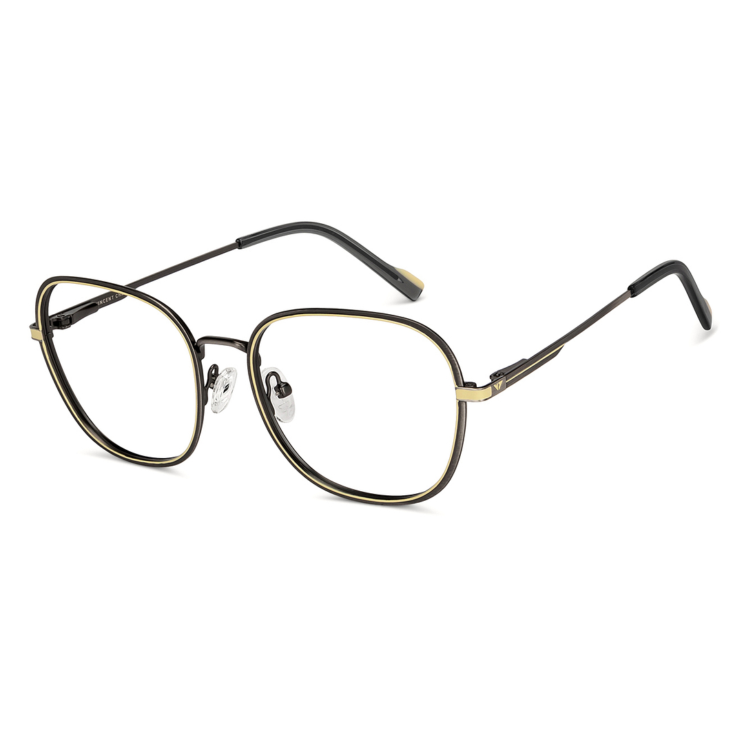 Vincent Chase Online Mid Gunmetal Full Rim Geometric right side