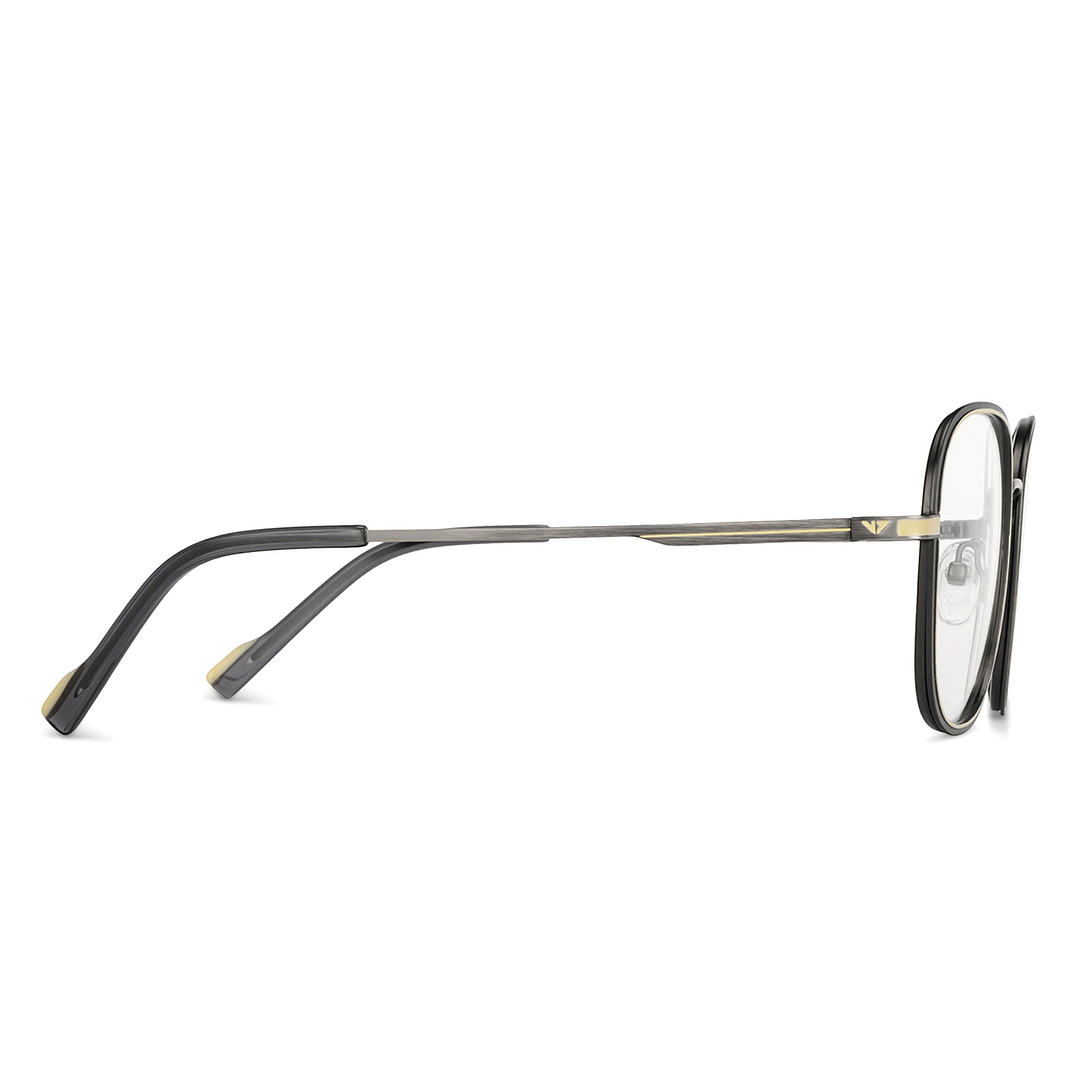 Vincent Chase Online Mid Gunmetal Full Rim Geometric left side