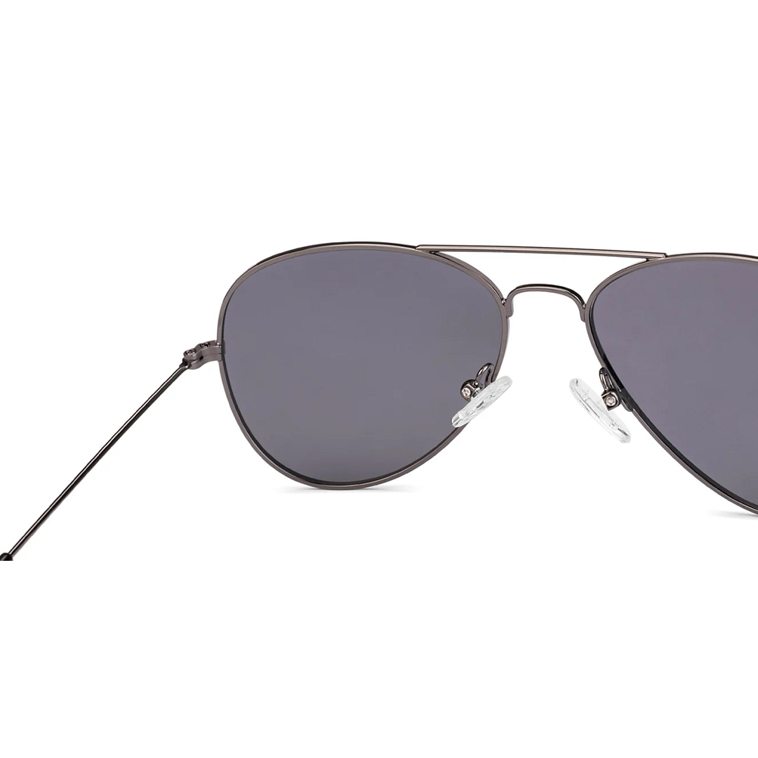 Vincent Chase Online Gunmetal Full Rim Aviator right side