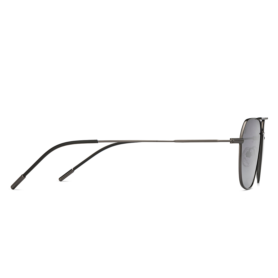 Vincent Chase Polarized Gunmetal Full Rim Rectangle left side