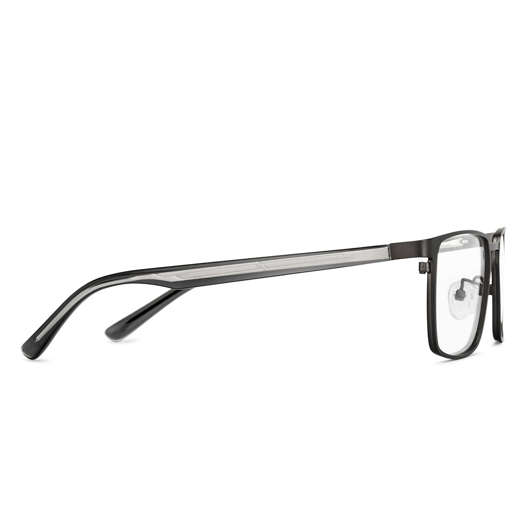 Vincent Chase Online Mid Gunmetal Full Rim Rectangle left side