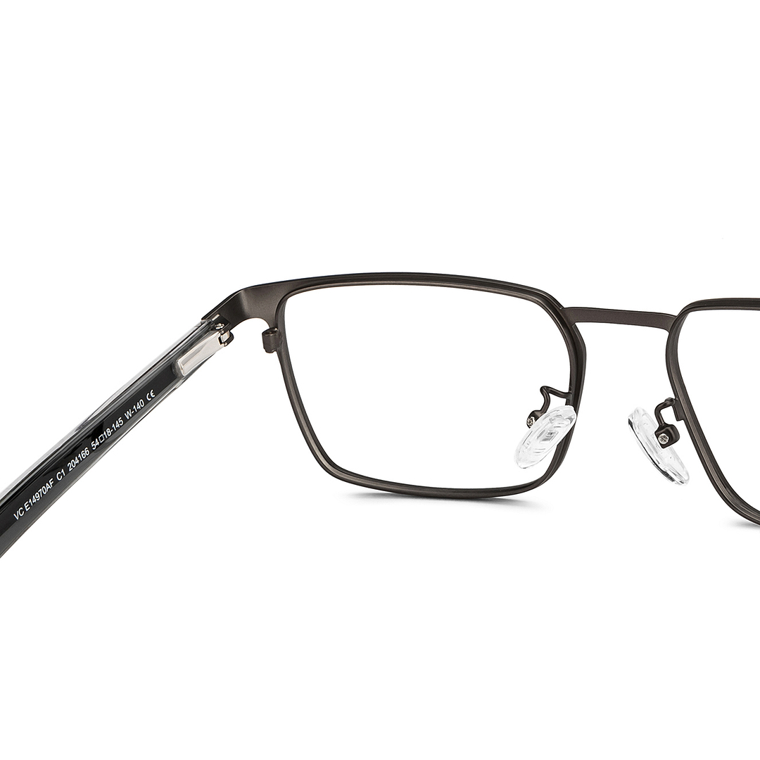 Vincent Chase Online Mid Gunmetal Full Rim Rectangle right side