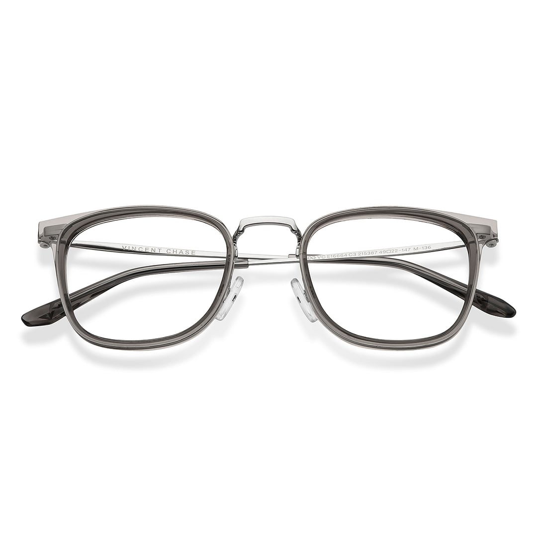 Vincent Chase Mid Gunmetal Full Rim Square left side