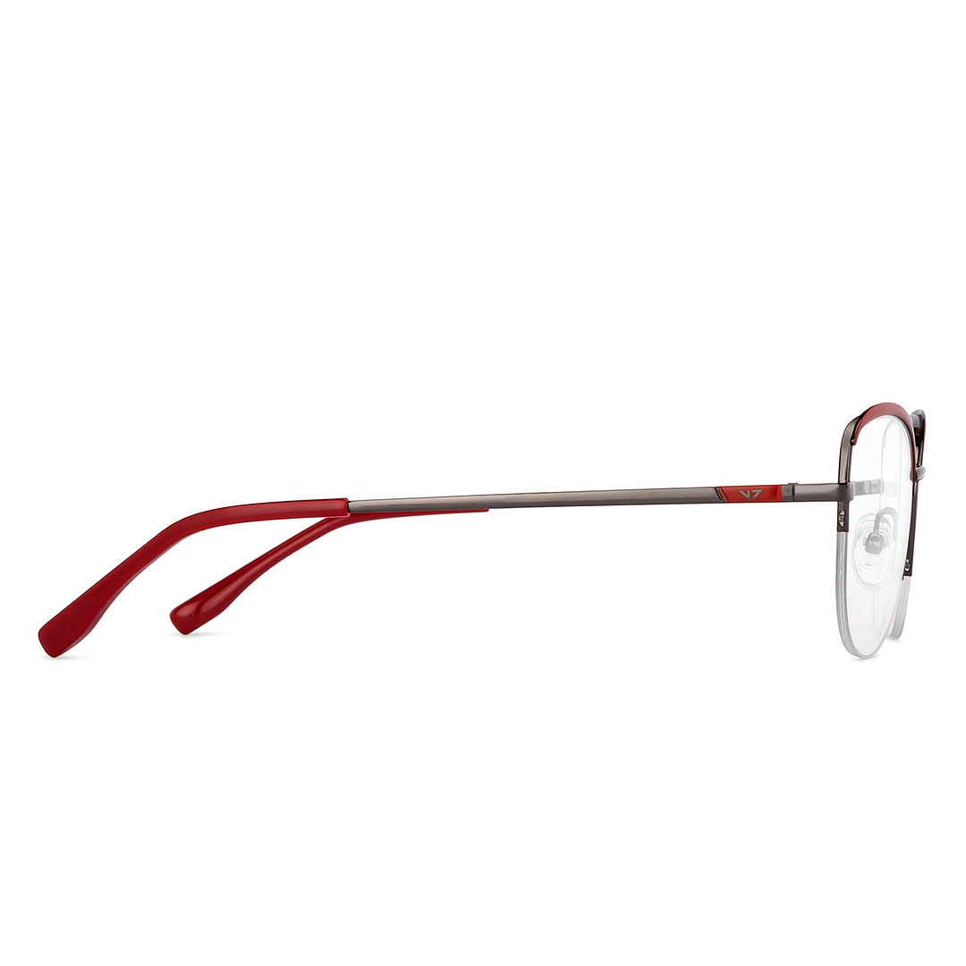 Vincent Chase Online Mid Gunmetal Half Rim Cat Eye left side