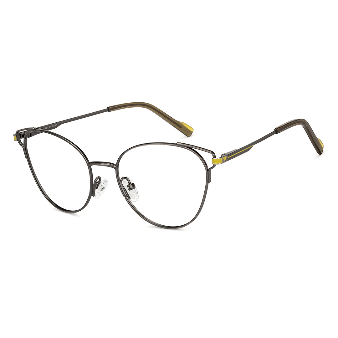 Vincent Chase Online Mid Gunmetal Full Rim Cat Eye right side