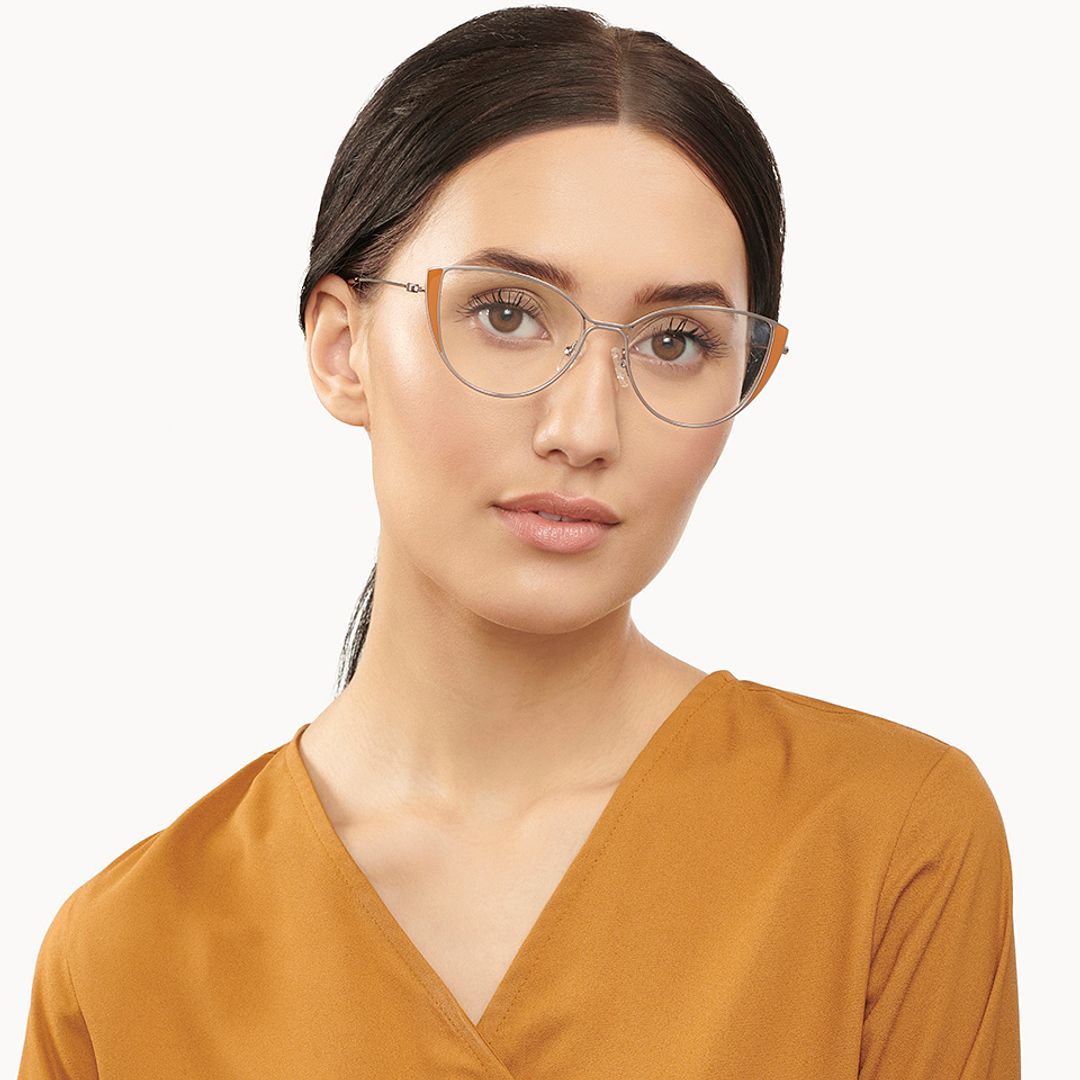 Vincent Chase Online Mid Gunmetal Full Rim Cat Eye right side