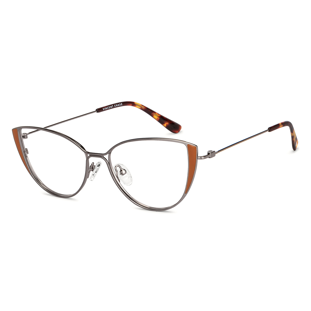 Vincent Chase Online Mid Gunmetal Full Rim Cat Eye right side