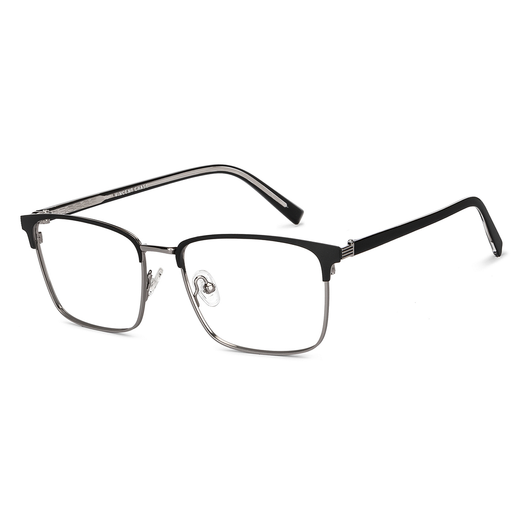 Vincent Chase Dark Silver Full Rim Square right side